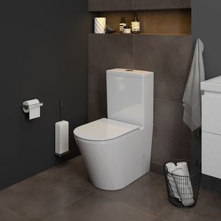 Унитаз напольный Maretti Florenza безободковый с микролифтом, FL10NBM17-844, белый